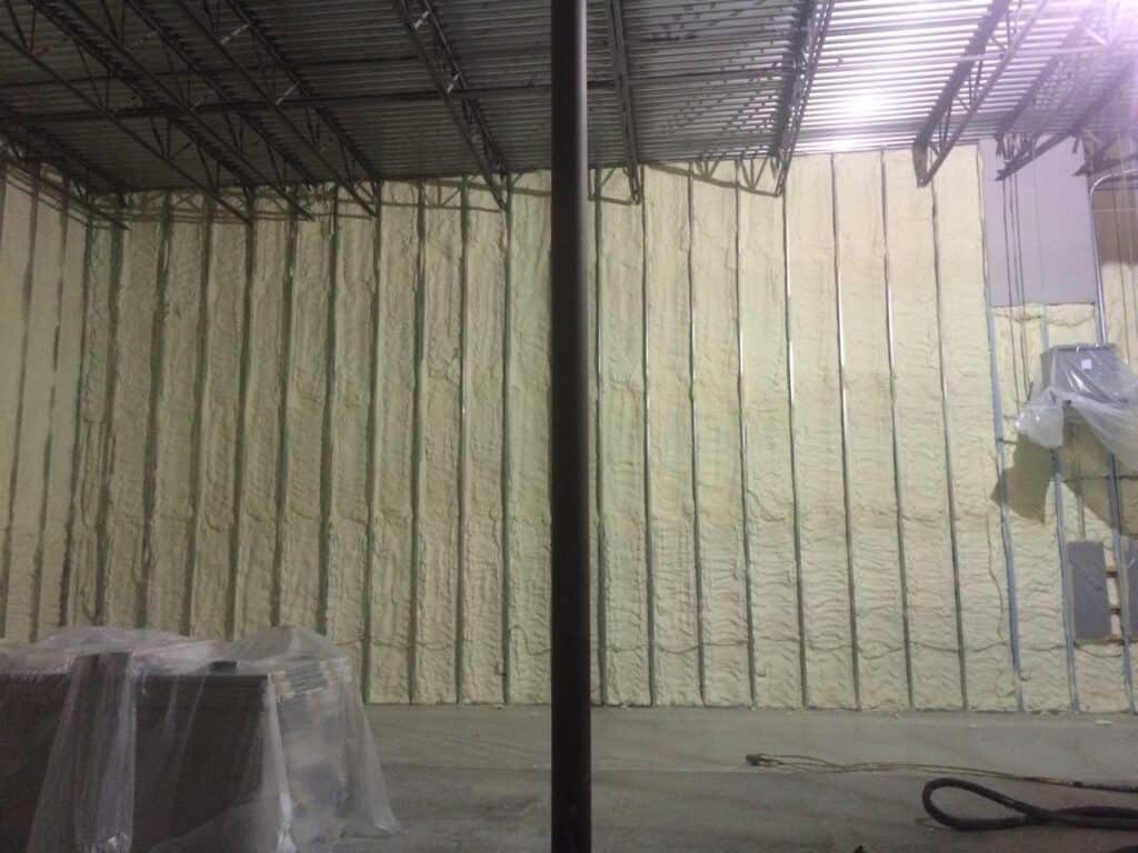 Warehouse Early Wall Insulation