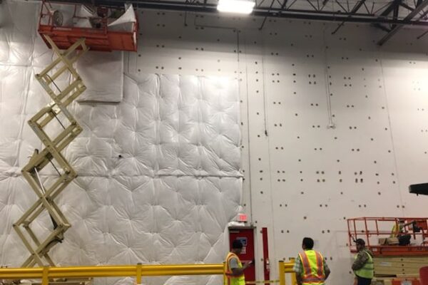 Warehouse Insulation Being Built
