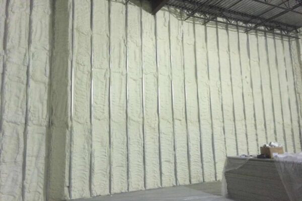 Ware House Wall Insulation Not Finished